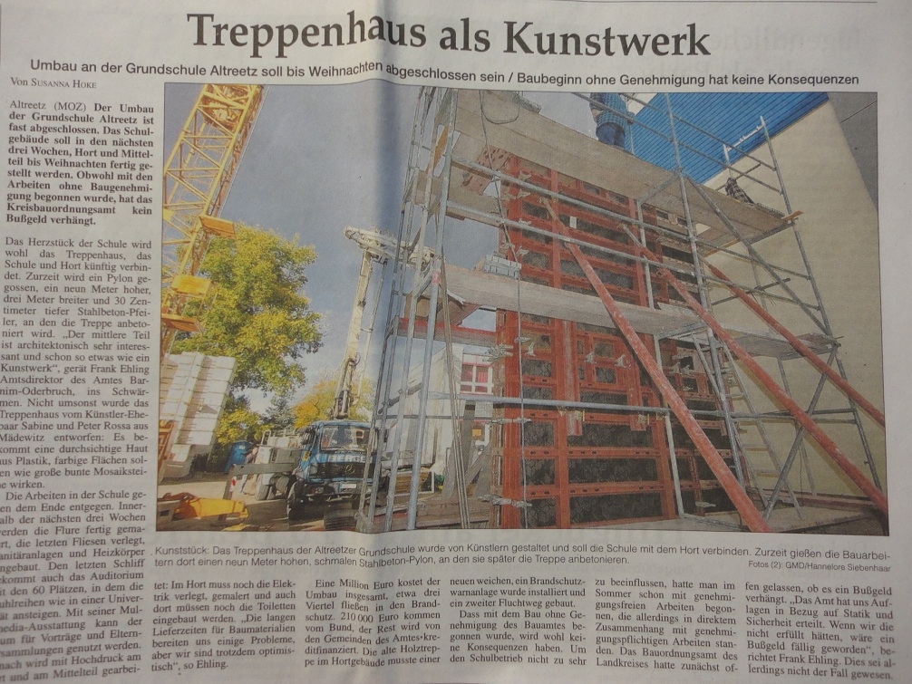 Treppenhaus als Kunstwerk